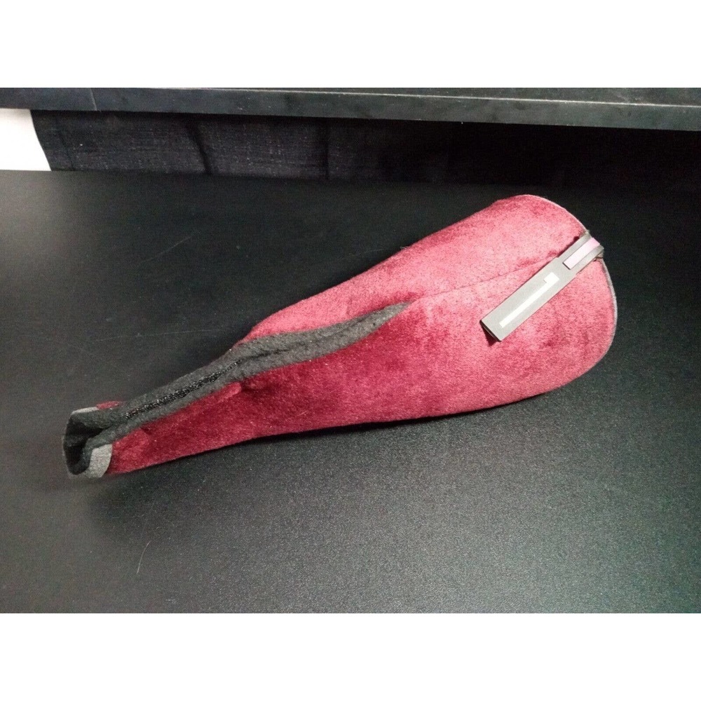 NANCY LOPEZ GOLF CLUB DRIVER HEAD COVER, BLACK WITH Maroon & WHITE LETTERING #1 - Picture 4 of 5